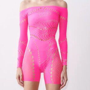 Poster Girl Sonya Jumpsuit Shocking Pink